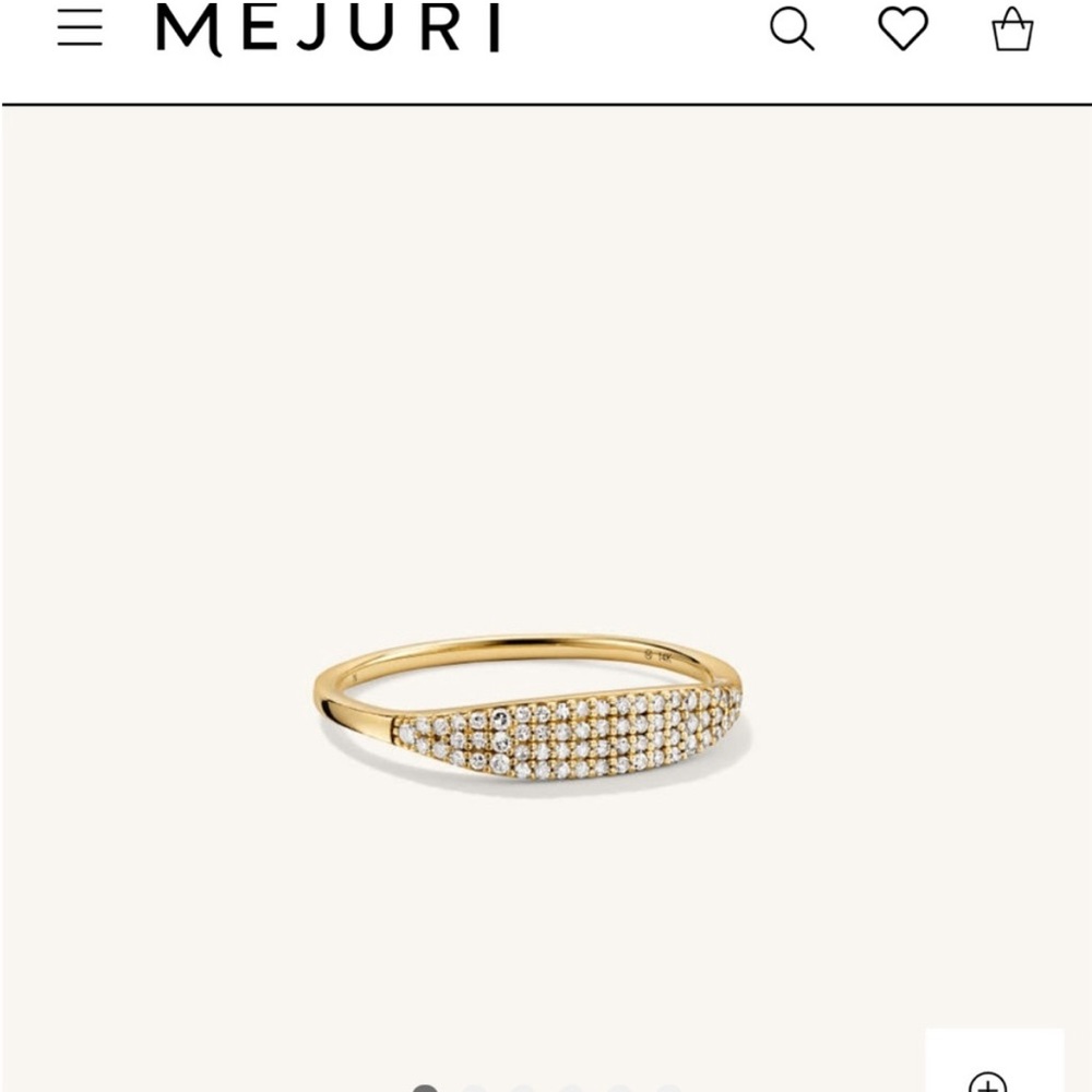 Mejuri Pave Ring